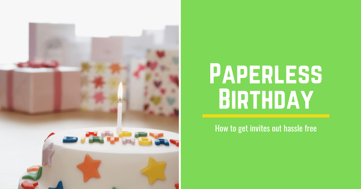 Paperless Birthday Paperless Birthday