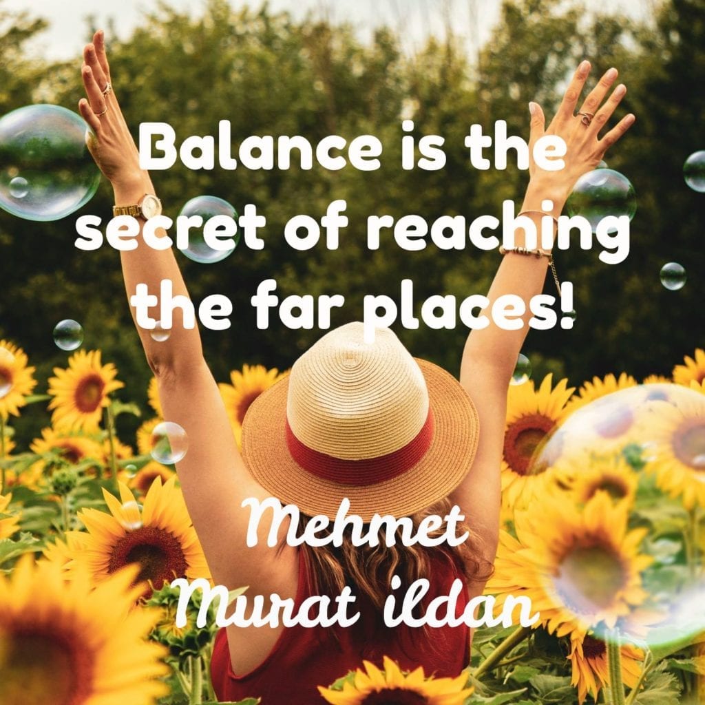 Finding our unique balance as a family will help us achieve our goals.