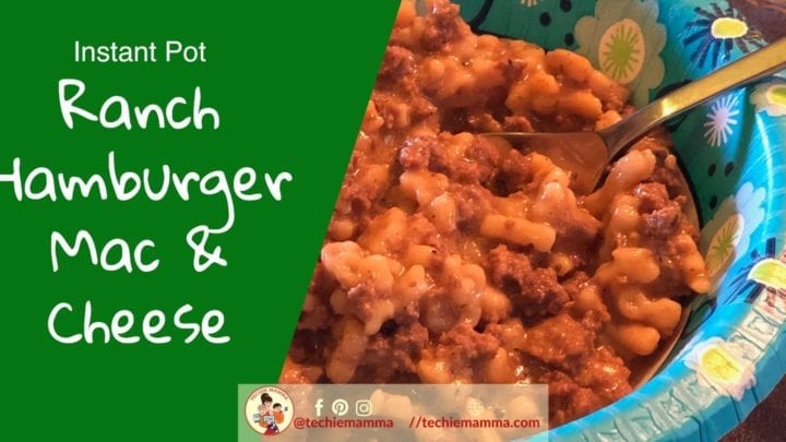 Instant pot hamburger discount mac and cheese