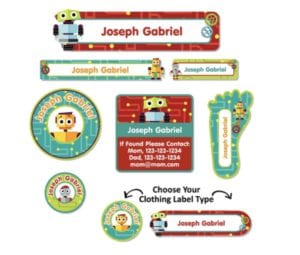 Sticky Monkey labels are great for labeling personal belongs that tend to get lost. 