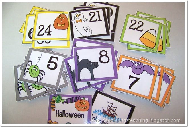 Halloween traditions include a Halloween book countdown to Halloween. 