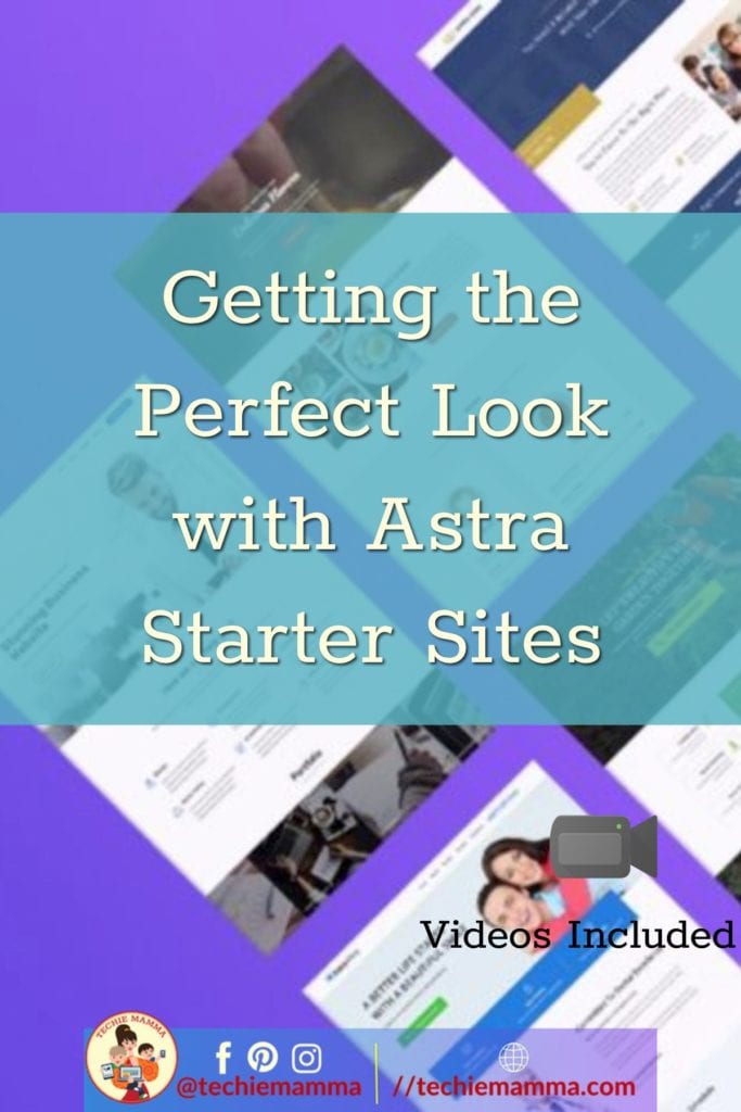 Pin this to save for later. Getting the Perfect Look with Astra Starter Sites.