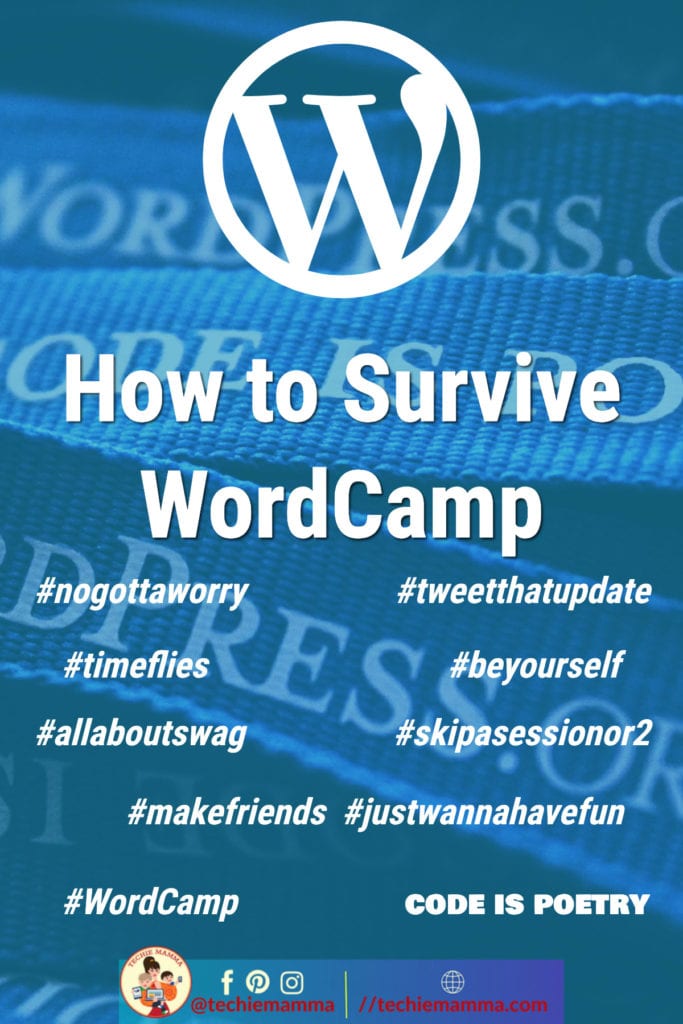 Thinking about attending a WordCamp conference soon? Whether it is your first WordCamp or your twentieth these WordCamp tips will make sure you ace it! Read this post for 8 tips to help you survive your first (or twentieth) WordCamp.