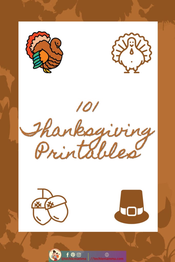 THANKSGIVING PRINTABLES, CRAFTS AND TRADITIONS