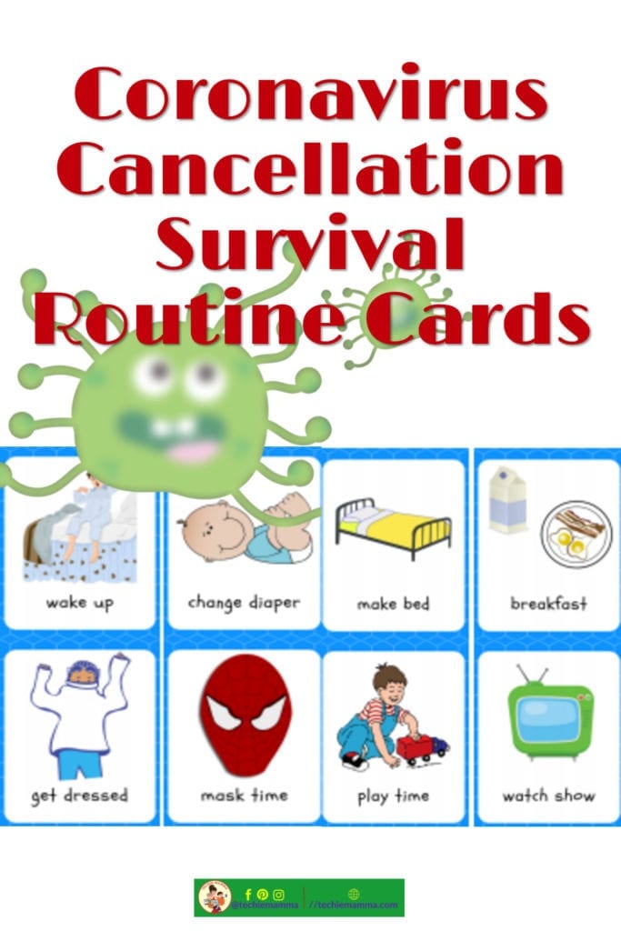 Survival Routine Visual Cards