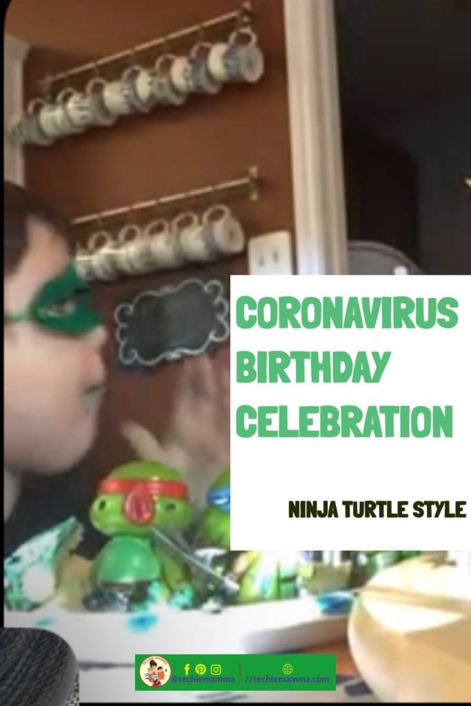 Pin for later Coronavirus Birthday Celebration