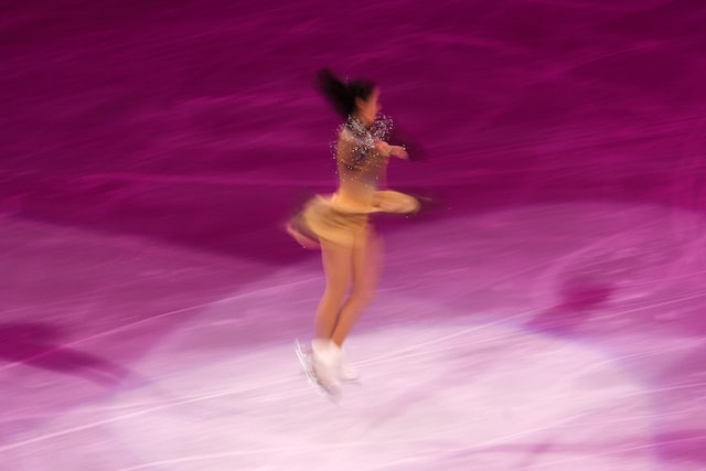 a professional ice skater